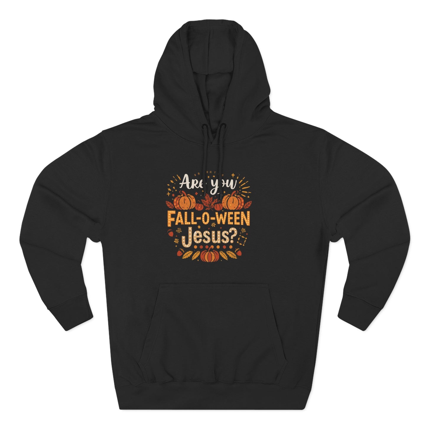 Fall-Themed Fleece Hoodie