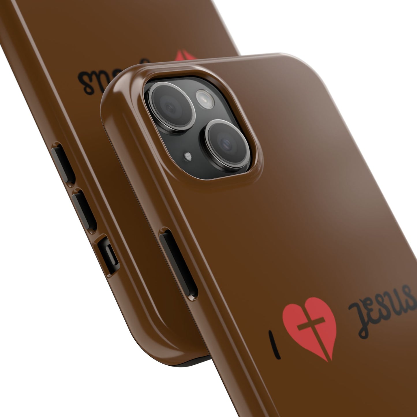 I Love Jesus Tough Phone Case - Durable Christian Phone Cover, Faith-Inspired Gift, Stylish Protection for Daily Use, Perfect for Holidays