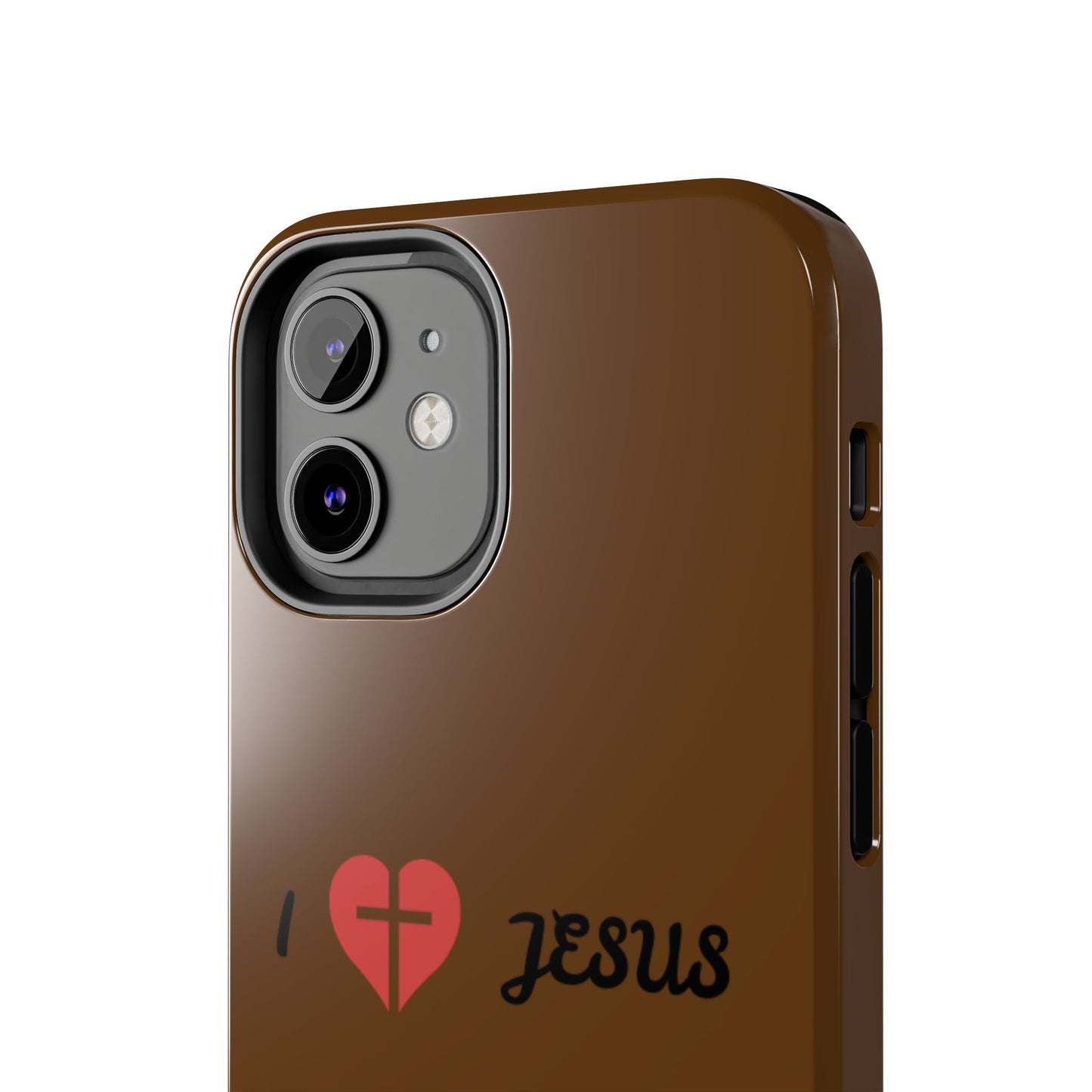 I Love Jesus Tough Phone Case - Durable Christian Phone Cover, Faith-Inspired Gift, Stylish Protection for Daily Use, Perfect for Holidays