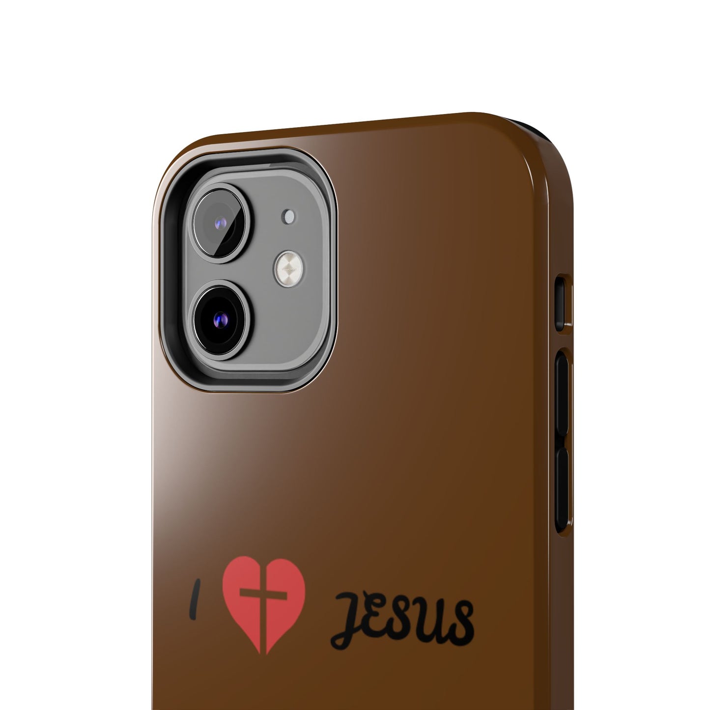 I Love Jesus Tough Phone Case - Durable Christian Phone Cover, Faith-Inspired Gift, Stylish Protection for Daily Use, Perfect for Holidays