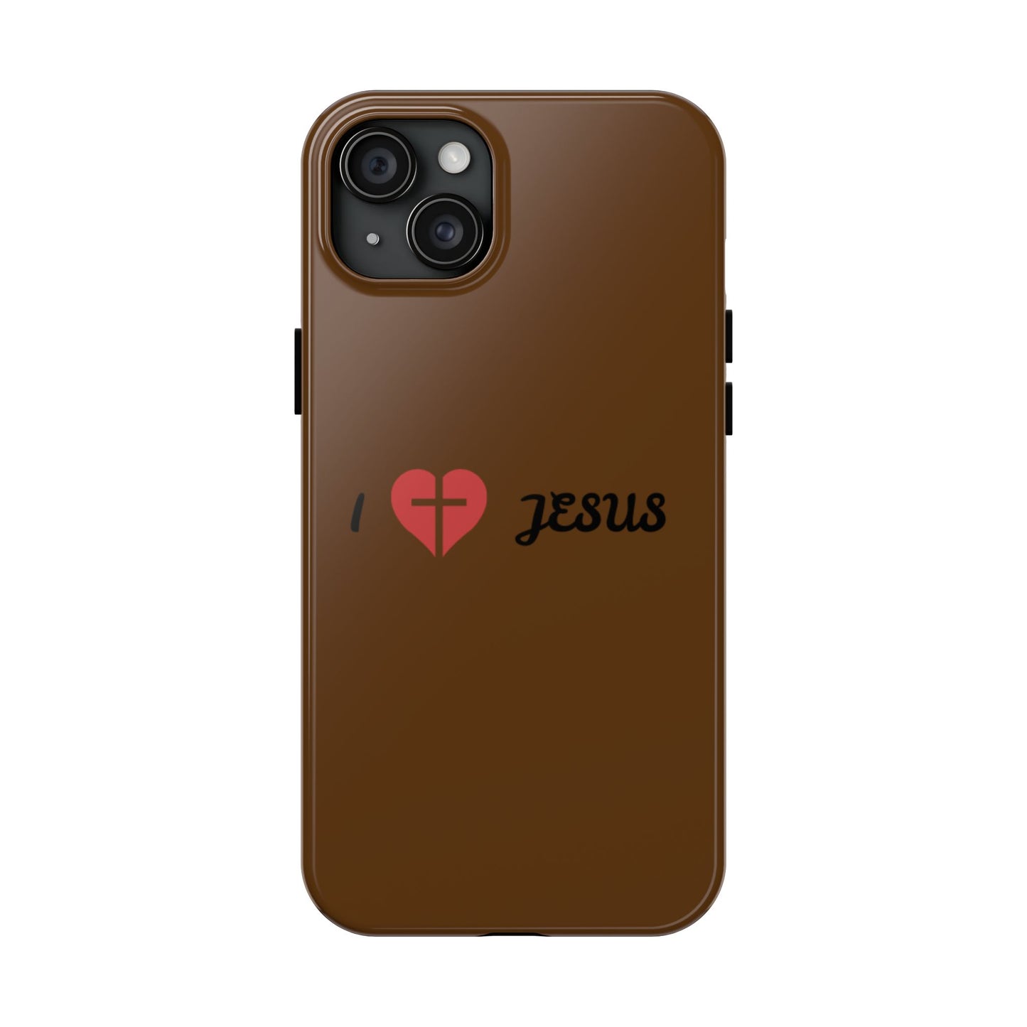I Love Jesus Tough Phone Case - Durable Christian Phone Cover, Faith-Inspired Gift, Stylish Protection for Daily Use, Perfect for Holidays