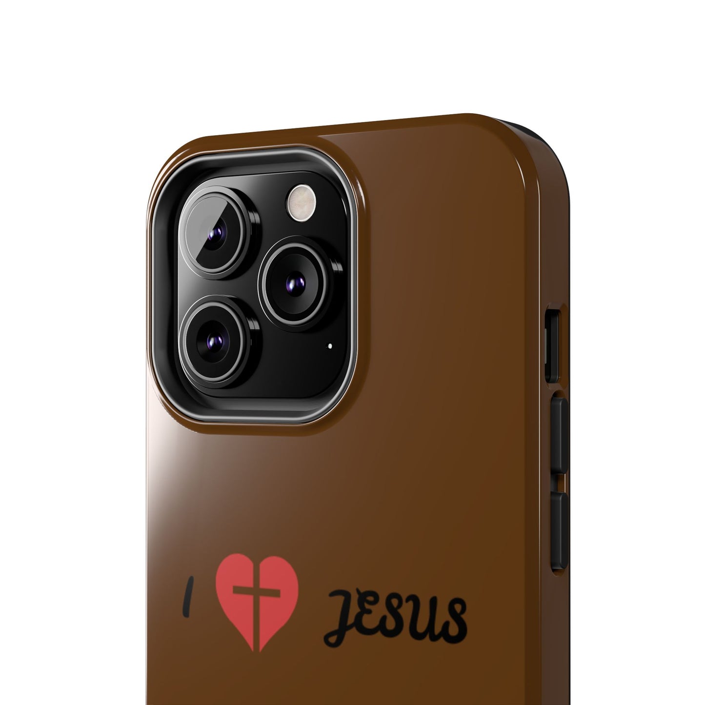I Love Jesus Tough Phone Case - Durable Christian Phone Cover, Faith-Inspired Gift, Stylish Protection for Daily Use, Perfect for Holidays