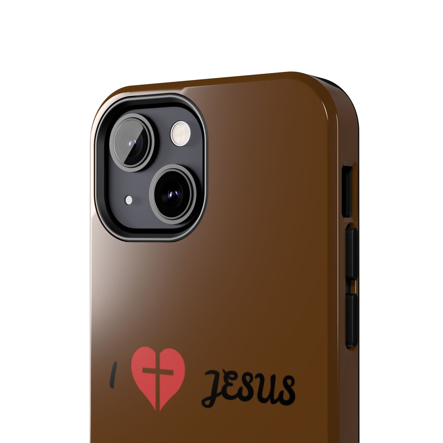 I Love Jesus Tough Phone Case - Durable Christian Phone Cover, Faith-Inspired Gift, Stylish Protection for Daily Use, Perfect for Holidays