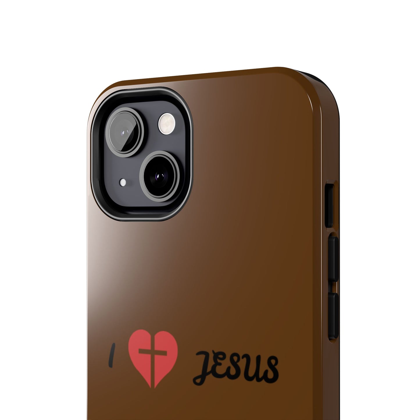 I Love Jesus Tough Phone Case - Durable Christian Phone Cover, Faith-Inspired Gift, Stylish Protection for Daily Use, Perfect for Holidays