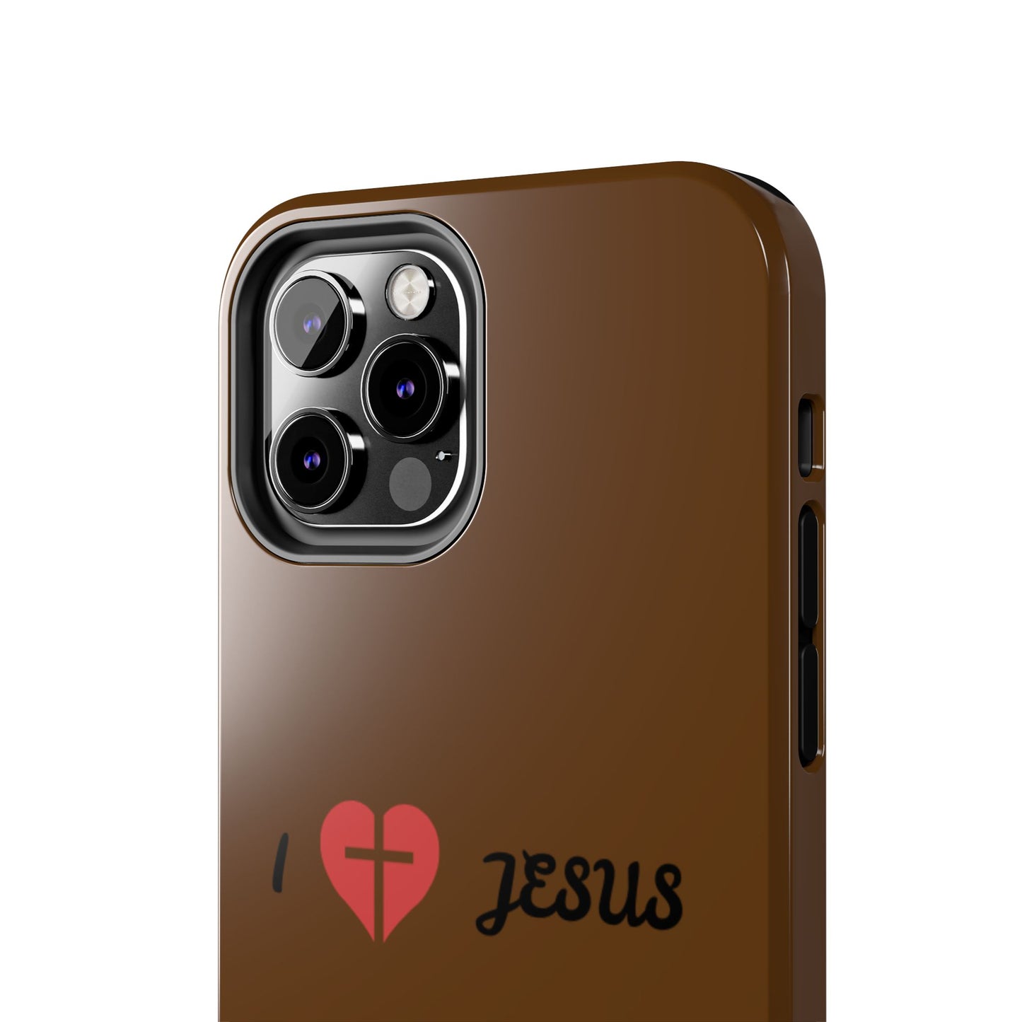 I Love Jesus Tough Phone Case - Durable Christian Phone Cover, Faith-Inspired Gift, Stylish Protection for Daily Use, Perfect for Holidays