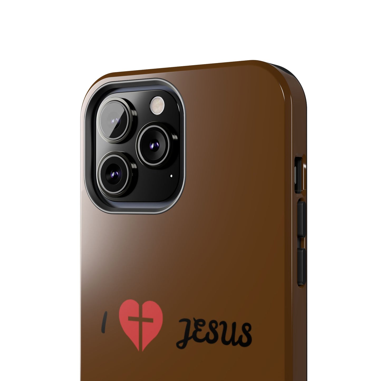 I Love Jesus Tough Phone Case - Durable Christian Phone Cover, Faith-Inspired Gift, Stylish Protection for Daily Use, Perfect for Holidays