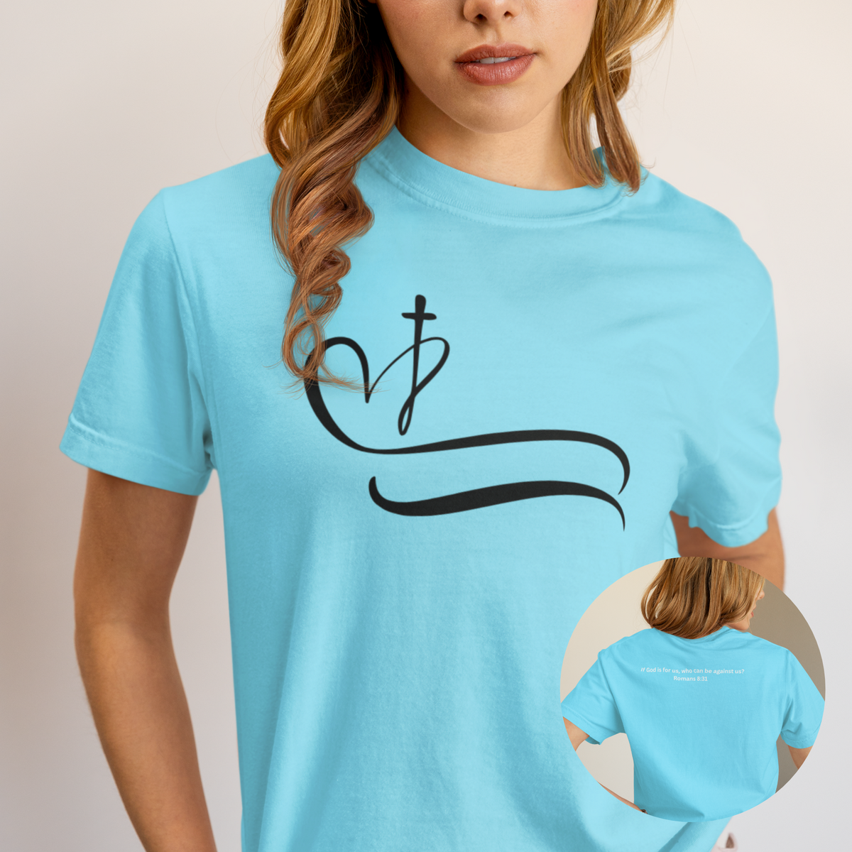 HEART AT THE CROSS WOMEN'S TEE
