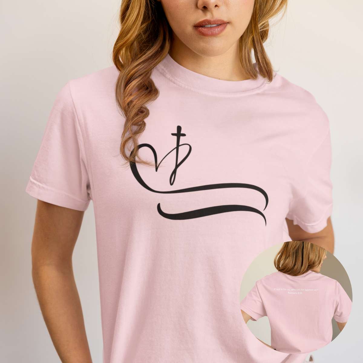 HEART AT THE CROSS WOMEN'S TEE